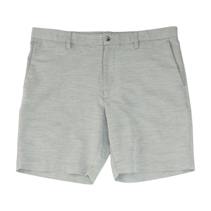 Gray Striped Active Shorts