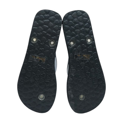 Black Flip Flop Sandals
