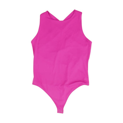 Purple Bodysuit Knit Top