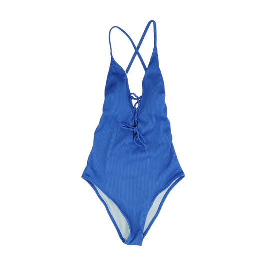 Blue Solid One-Piece