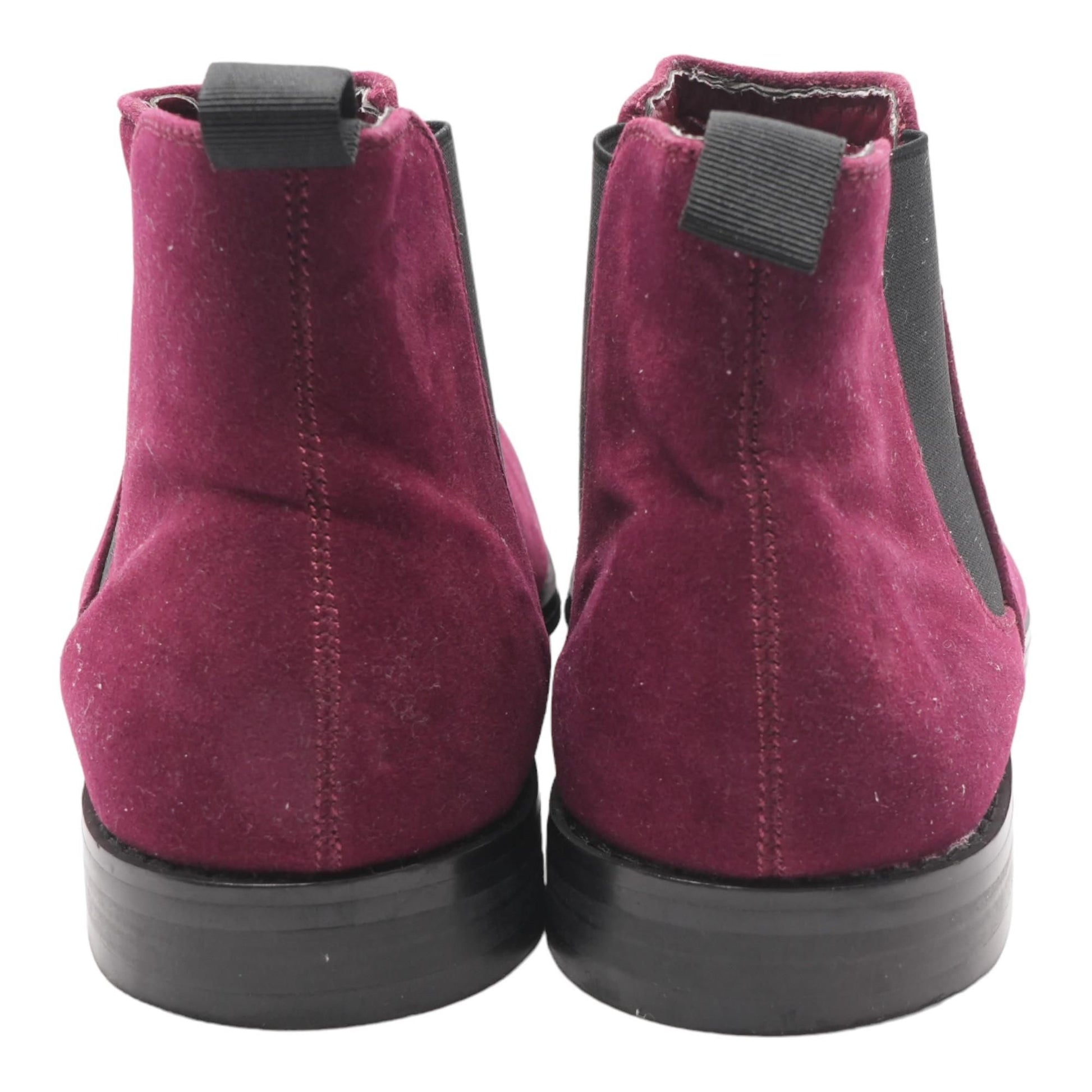 Burgundy Leather Chelsea Boots – Unclaimed Baggage