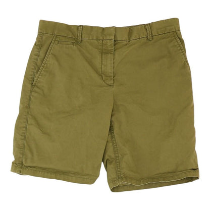 Olive Solid Khaki Shorts