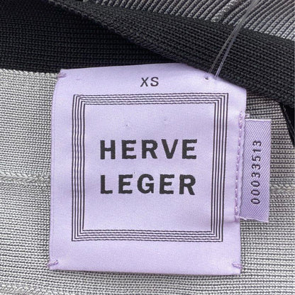 Black & Grey Bandage One Shoulder Bodycon Dress