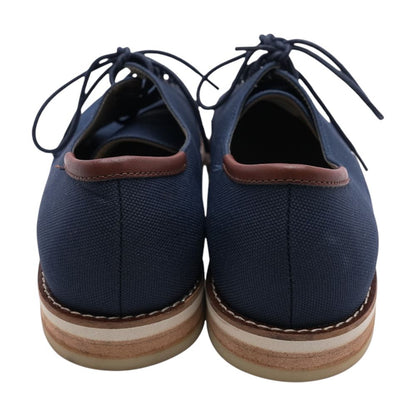 Navy Derby/oxford Dress Shoes