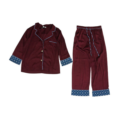 Maroon Striped Set