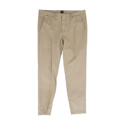 Khaki Solid Chino Pants