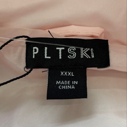 Ski Baby Pink Chevron Quilted Snow Suit