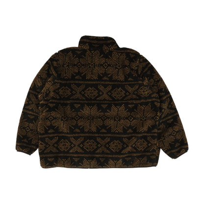 Black Plus Graphic 1/4 Zip Pullover