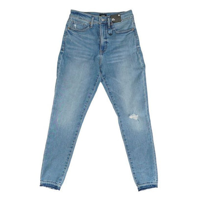 Blue High Rise Skinny Leg Jeans