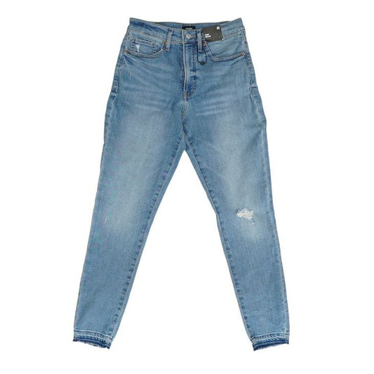 Blue High Rise Skinny Leg Jeans