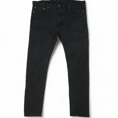 510 Black Solid Skinny Jeans