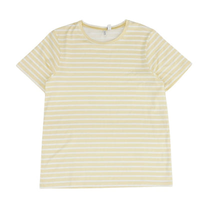 Yellow Striped Crewneck T-Shirt
