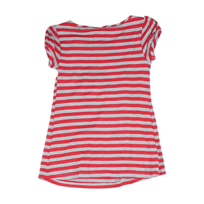 Red Striped Blouse