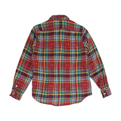 Multi Plaid Flannel Button Down