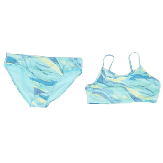 Turquoise Graphic Two-Piece