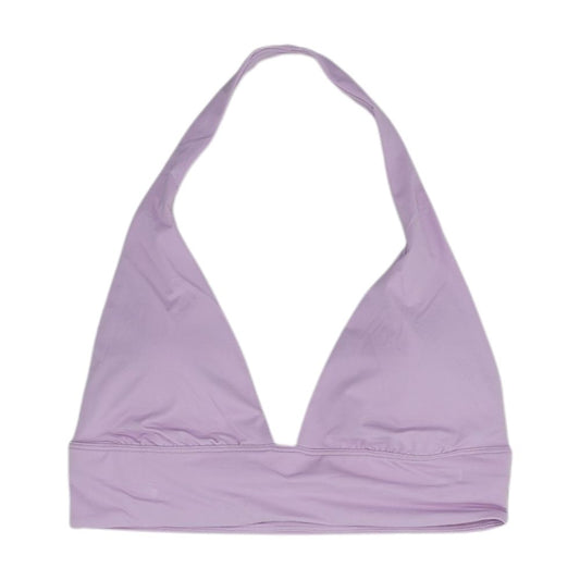 Pink Solid Swim Top