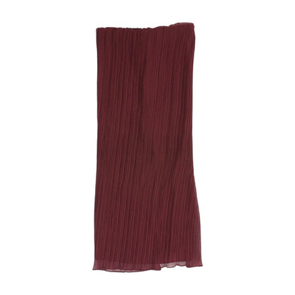 Burgundy Midi Skirt