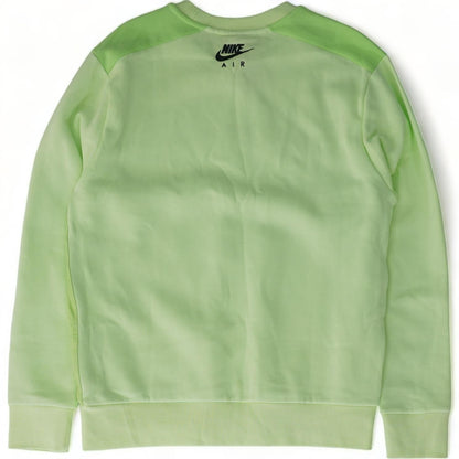 Neon Green Solid Sweatshirt Pullover