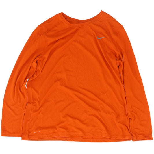 Orange Solid Active T-Shirt