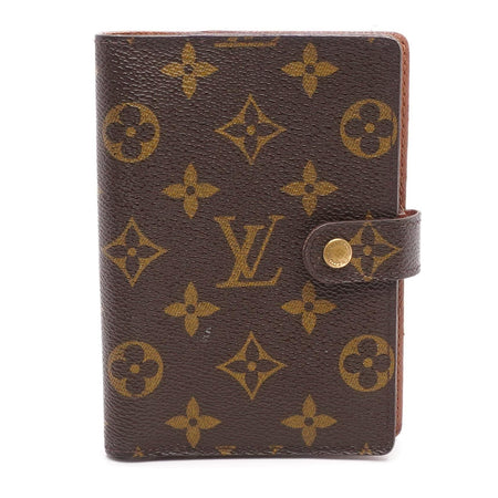 Louis Vuitton Agenda mm Brown Canvas Wallet (Pre-Owned)