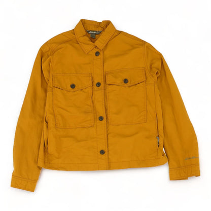Mustard Solid Long Sleeve Button Down