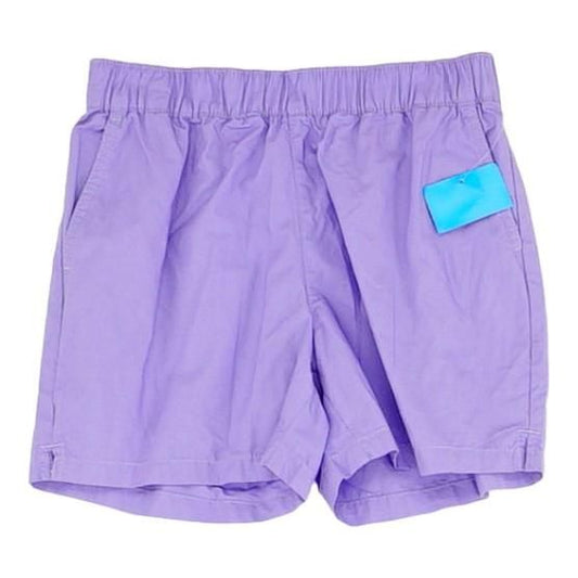 Purple Solid Active Shorts