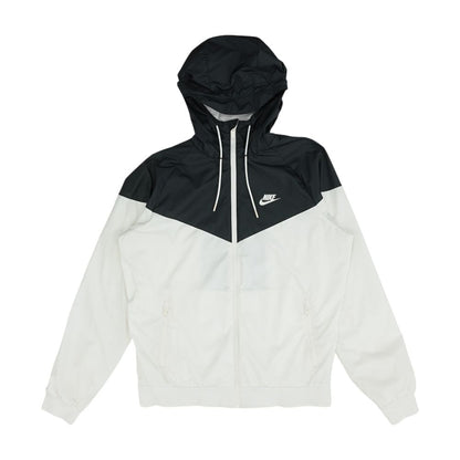 Gray Color Block Rain Jacket