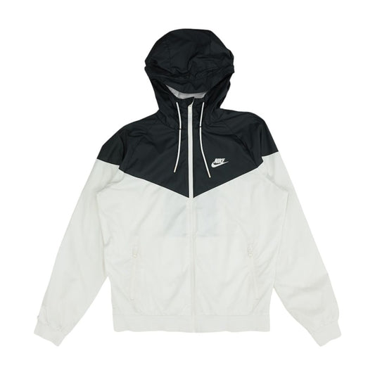 Gray Color Block Rain Jacket