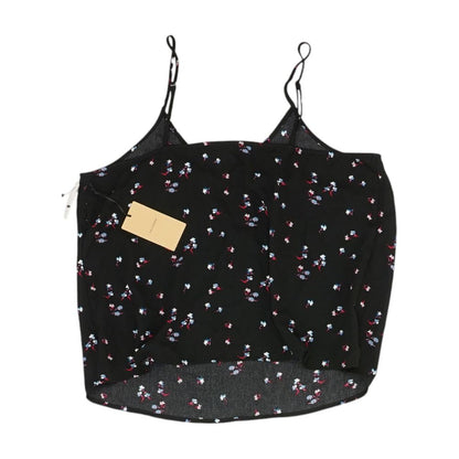Black Floral Tank