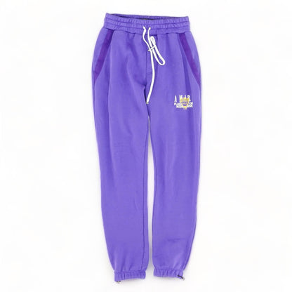 Purple Solid Beverly Hills Rodeo Drive Sweatpants