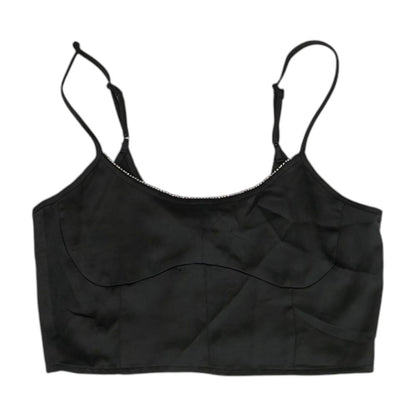 Black Cropped Blouse