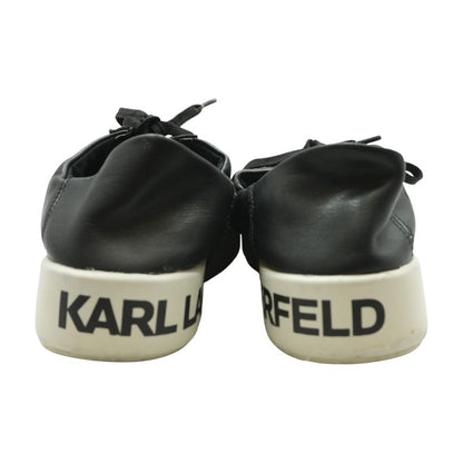 Black Boat Shoe Flats