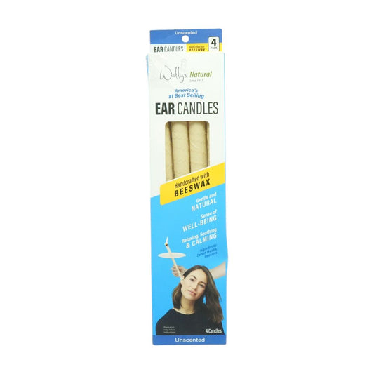 Wally's Natural Ear Candles, Unscented Beeswax