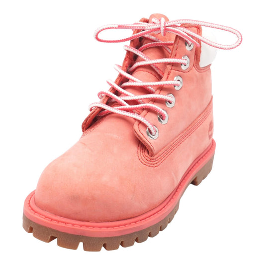 Pink 6" Leather Toddler Boots