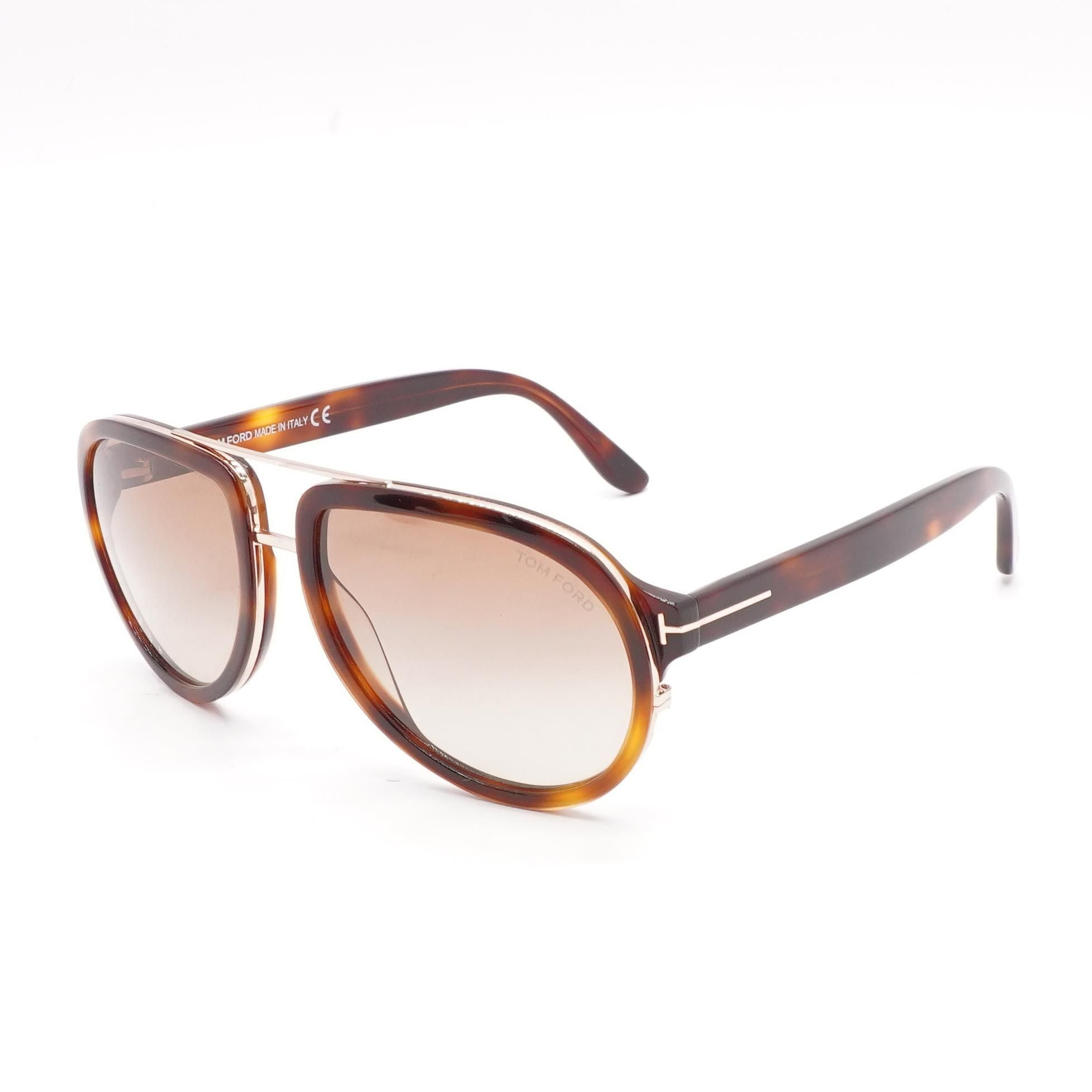 Tom Ford HUCK FT 0665 Dark Havana/Grey 56/17/145 men Sunglasses - Buy  Online - 118489372