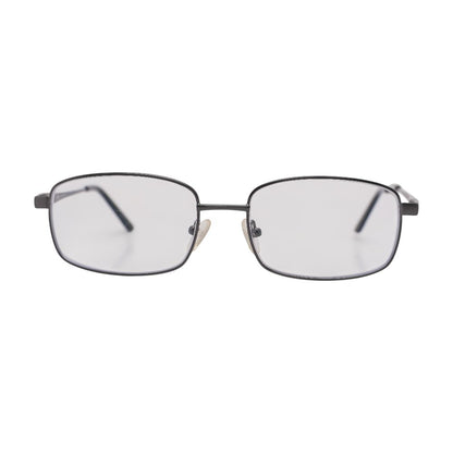 Silver Square Eyeglasses FRAMES ONLY