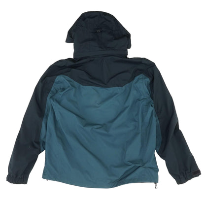 Blue Solid Rain Jacket