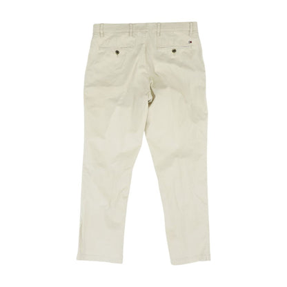 Tan Solid Chino Pants