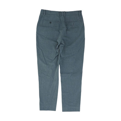 Gray Solid Dress Pants