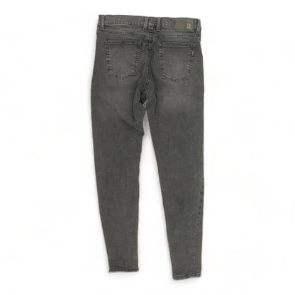 Charcoal Solid Skinny Jeans