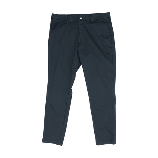 Black Solid Chino Pants