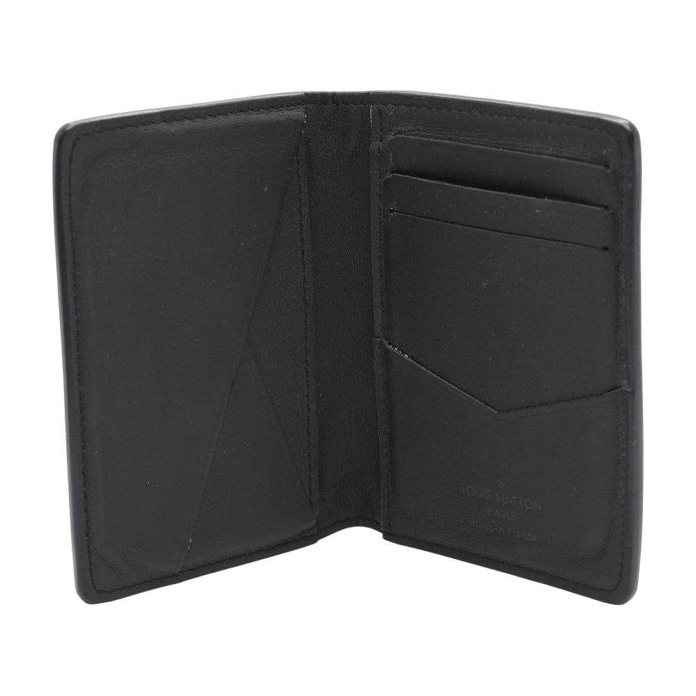 Black Leather Monogram Shadow Pocket Organizer – Unclaimed Baggage