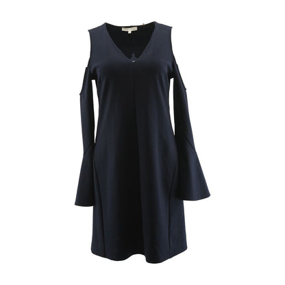 Indigo Solid Midi Dress