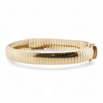14K Gold Flexible Omega Style Link Bracelet