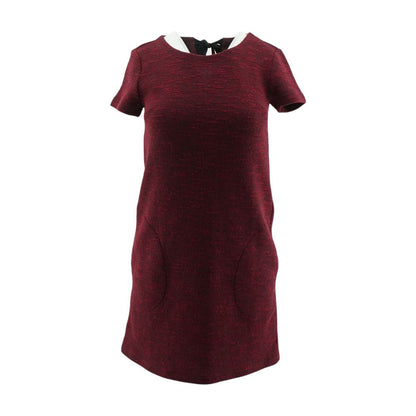 Red Solid Mini Dress