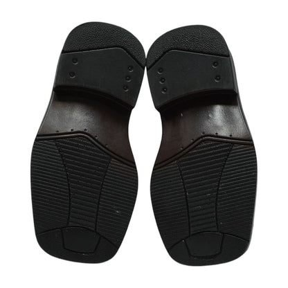 Black Faux Leather Toddler Shoes