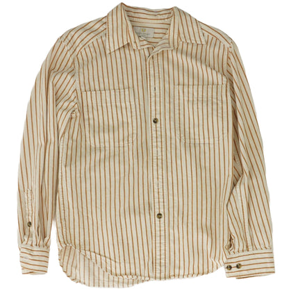 Yellow Striped Long Sleeve Button Down