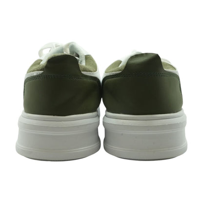 Chunky Sole White Low Top Athletic Shoes