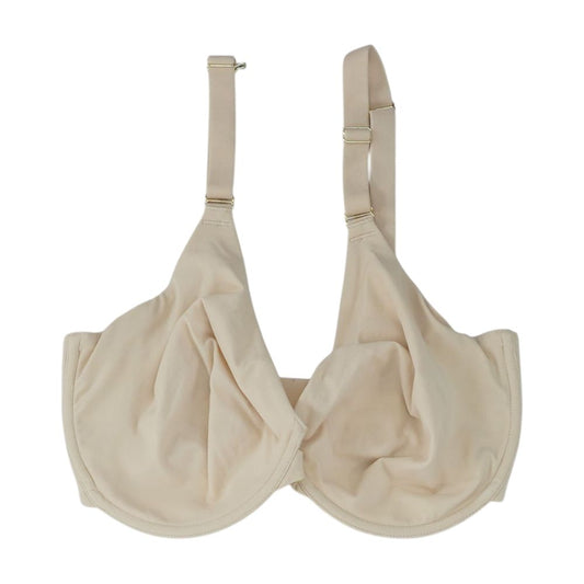 Beige Solid Bra