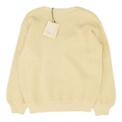 Ivory Solid Pullover Sweater